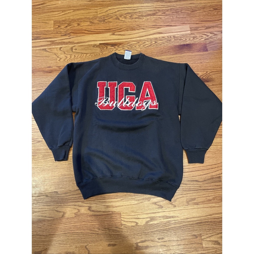 Champion Basic Training Women's UGA Bulldogs Sweatshirt Made in USA Size L